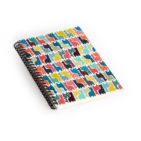 Sharon Turner baby llamas Spiral Notebook