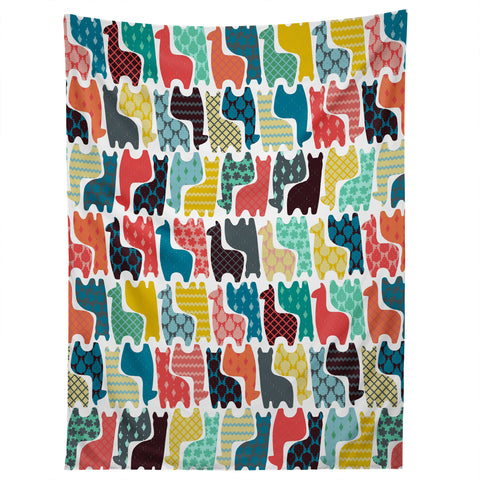 Sharon Turner baby llamas Tapestry