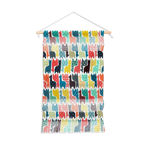 Sharon Turner baby llamas Wall Hanging Portrait