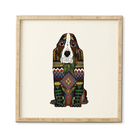 Sharon Turner Basset Hound love Framed Wall Art