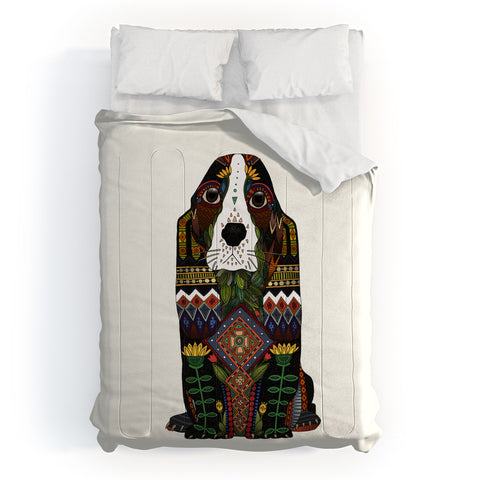 Sharon Turner Basset Hound love Comforter