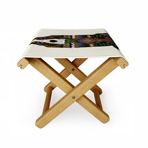 Sharon Turner Basset Hound love Folding Stool
