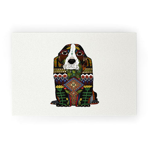 Sharon Turner Basset Hound love Welcome Mat