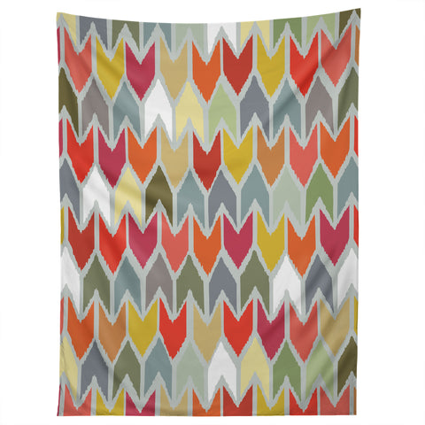 Sharon Turner Beach House Ikat Chevron Tapestry