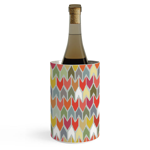 Sharon Turner Beach House Ikat Chevron Wine Chiller