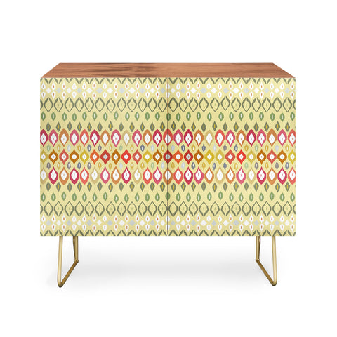 Sharon Turner Beach House Ikat Pattern Credenza