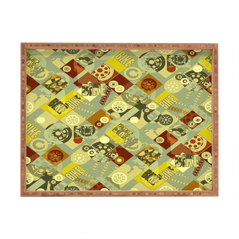 Sharon Turner Bike Retro Rectangular Tray