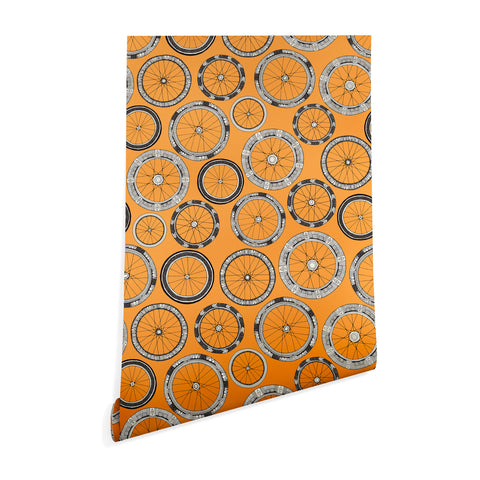 Sharon Turner bike wheels amber Wallpaper