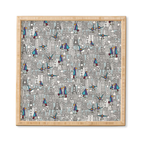 Sharon Turner Birds And Rockets Framed Wall Art