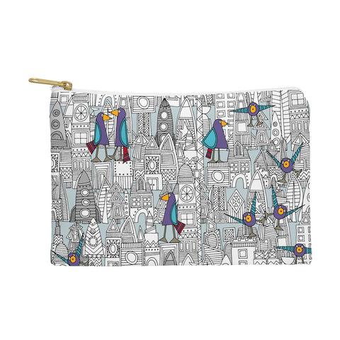 Sharon Turner Birds And Rockets Pouch