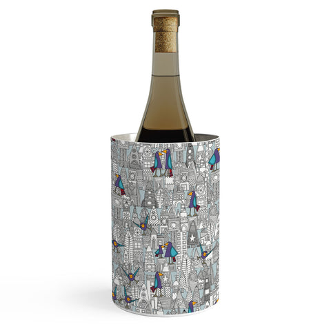 Sharon Turner Birds And Rockets Wine Chiller