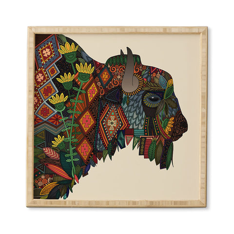 Sharon Turner bison Framed Wall Art