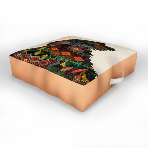 Sharon Turner bison Outdoor Floor Cushion