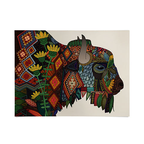 Sharon Turner bison Poster