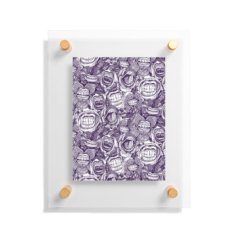 Sharon Turner BITE ME roses orchids ACAI Floating Acrylic Print