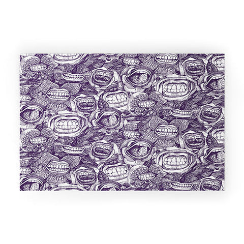 Sharon Turner BITE ME roses orchids ACAI Welcome Mat