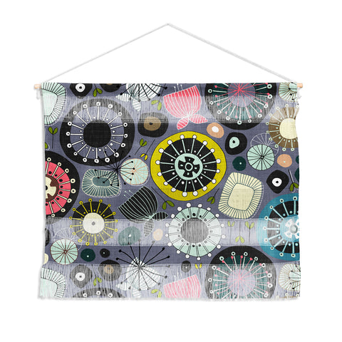 Sharon Turner blooms amethyst Wall Hanging Landscape