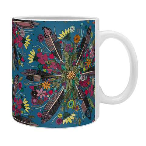 Sharon Turner bohemian posy blue Coffee Mug