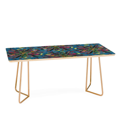 Sharon Turner bohemian posy blue Coffee Table