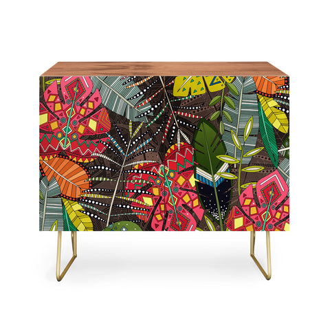 Sharon Turner boho hojas walnut Credenza