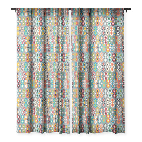 Sharon Turner brocade Sheer Window Curtain