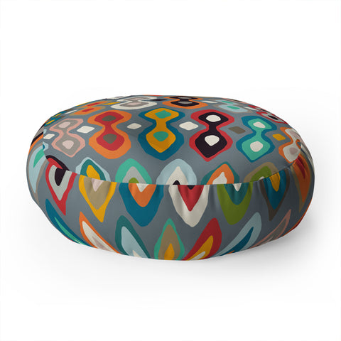 Sharon Turner brocade Floor Pillow Round