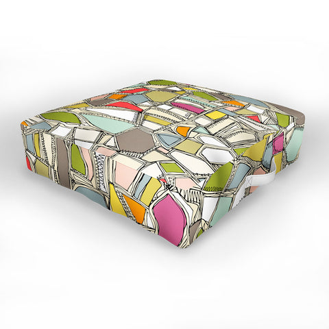 Sharon Turner BROKEN POP Outdoor Floor Cushion