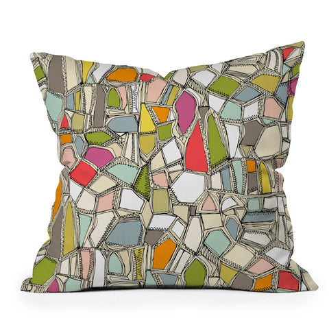 Sharon Turner BROKEN POP Throw Pillow