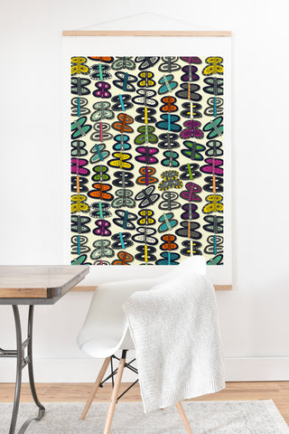 Sharon Turner butterfly pop Art Print And Hanger