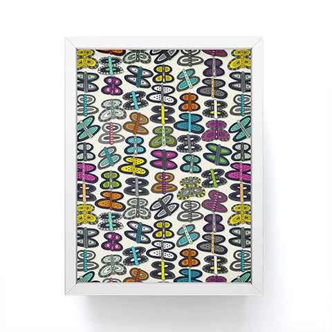 Sharon Turner butterfly pop Framed Mini Art Print