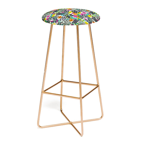 Sharon Turner butterfly pop garden Bar Stool