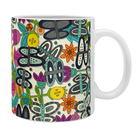 Sharon Turner butterfly pop garden Coffee Mug