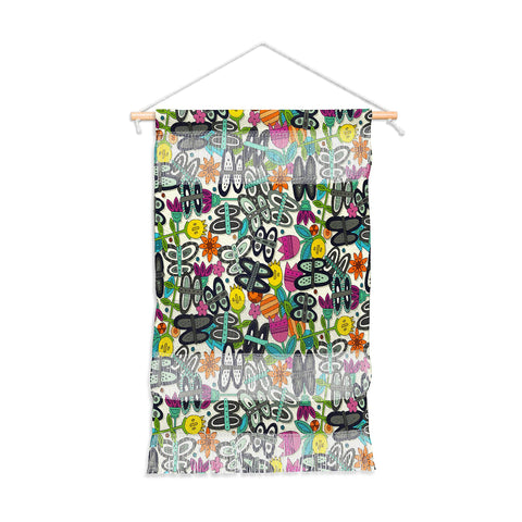 Sharon Turner butterfly pop garden Wall Hanging Portrait