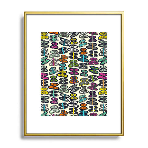 Sharon Turner butterfly pop Metal Framed Art Print