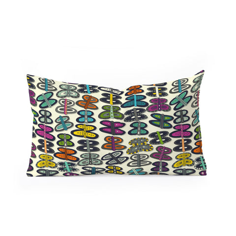 Sharon Turner butterfly pop Oblong Throw Pillow
