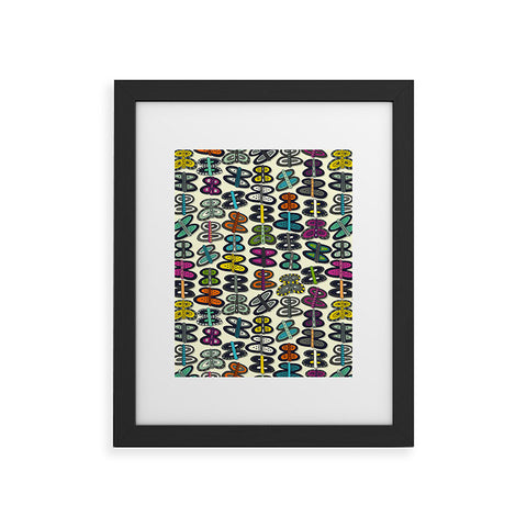 Sharon Turner butterfly pop Framed Art Print