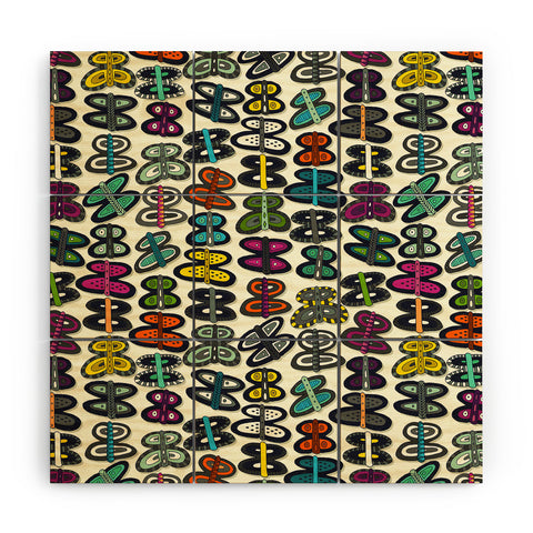 Sharon Turner butterfly pop Wood Wall Mural
