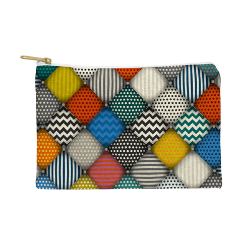 Sharon Turner buttoned patches Pouch