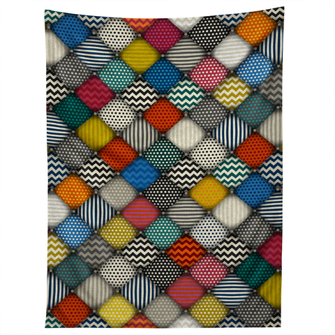 Sharon Turner buttoned patches Tapestry
