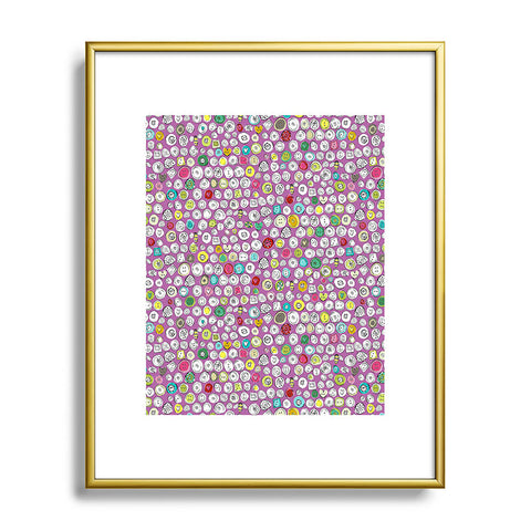 Sharon Turner Buttons And Bees Metal Framed Art Print