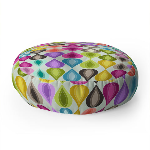 Sharon Turner Candy Gouttelette Floor Pillow Round