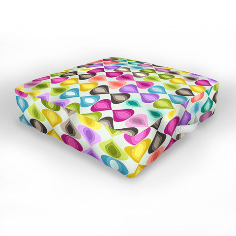 Sharon Turner Candy Gouttelette Outdoor Floor Cushion