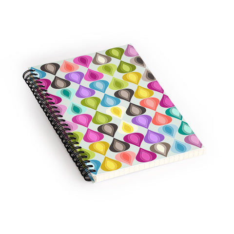 Sharon Turner Candy Gouttelette Spiral Notebook