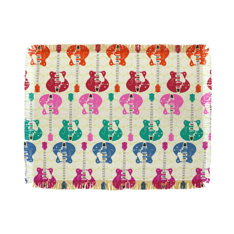 Sharon Turner Candy Rock Throw Blanket