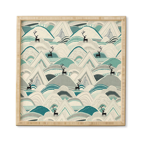 Sharon Turner caribou mountains Framed Wall Art