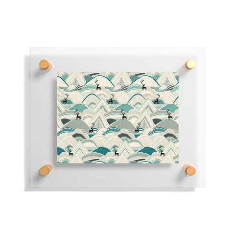 Sharon Turner caribou mountains Floating Acrylic Print