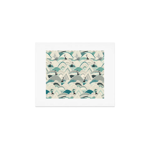 Sharon Turner caribou mountains Art Print