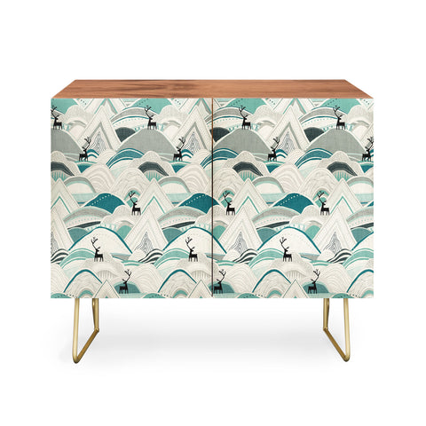 Sharon Turner caribou mountains Credenza