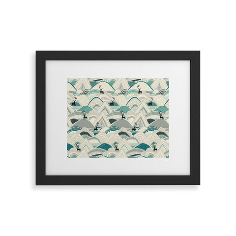 Sharon Turner caribou mountains Framed Art Print