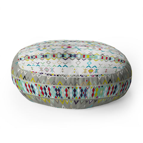 Sharon Turner celebration weave Floor Pillow Round